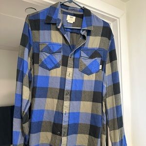 Vans off the wall plaid shirt